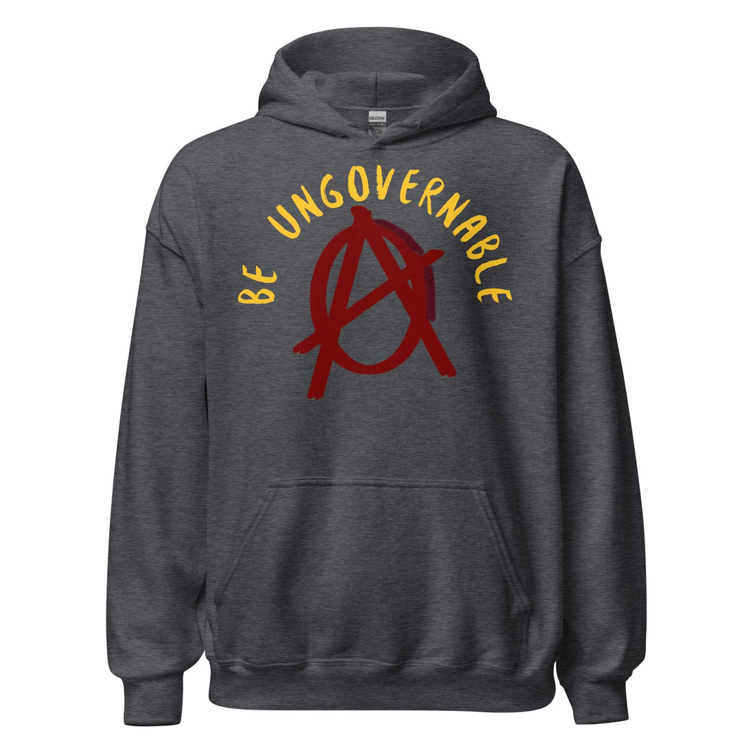 Anarchy Wear Red "Be Ungovernable" Hoodie - AnarchyWear