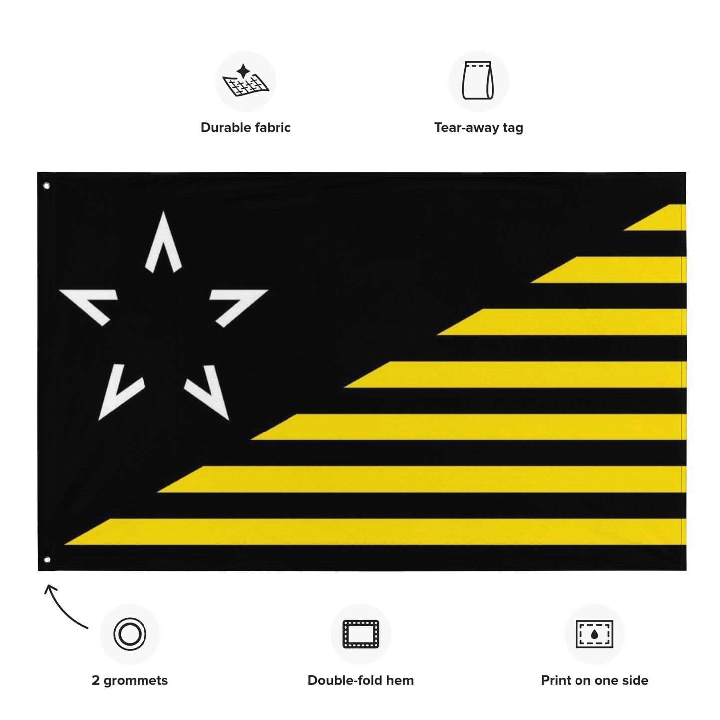 Star and Bars AnCap Flag