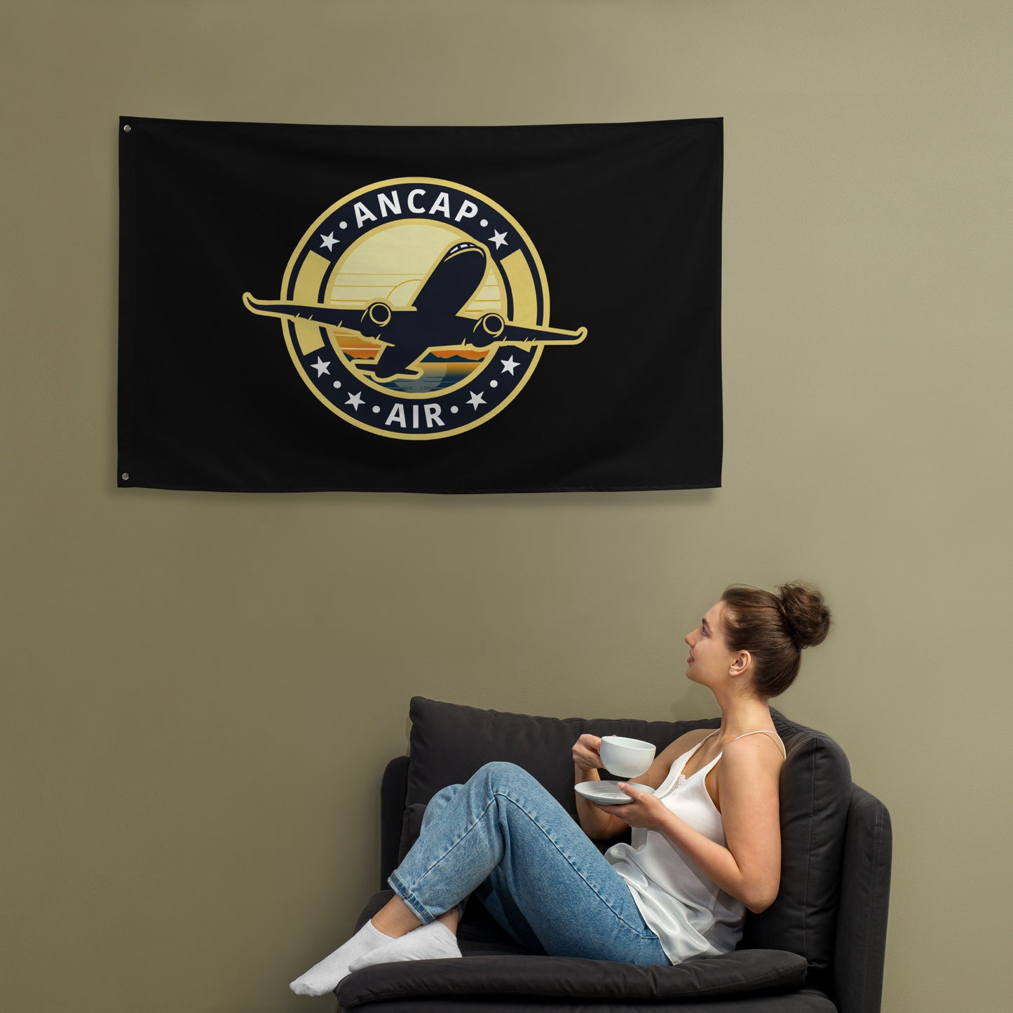 AnCap Air Official Black Flag