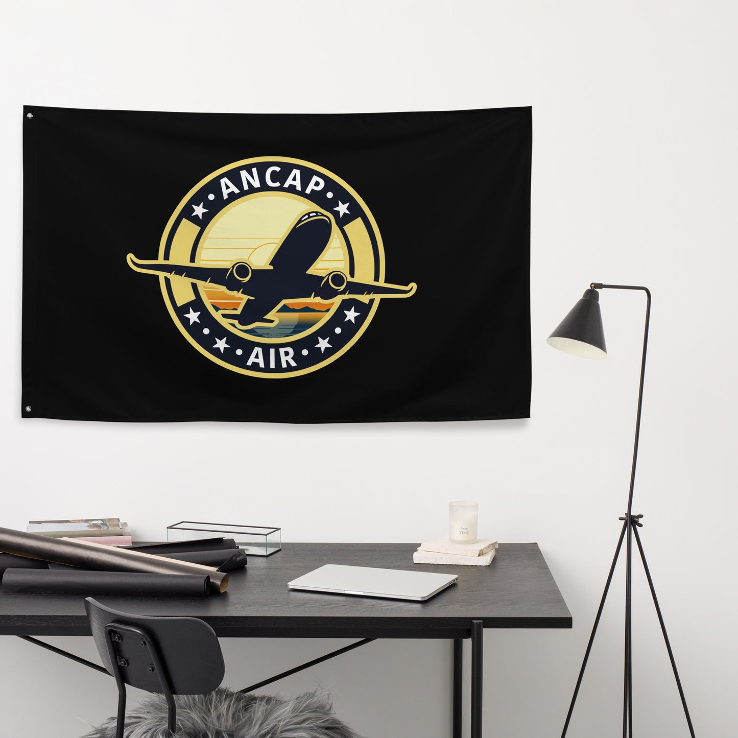 AnCap Air Official Black Flag