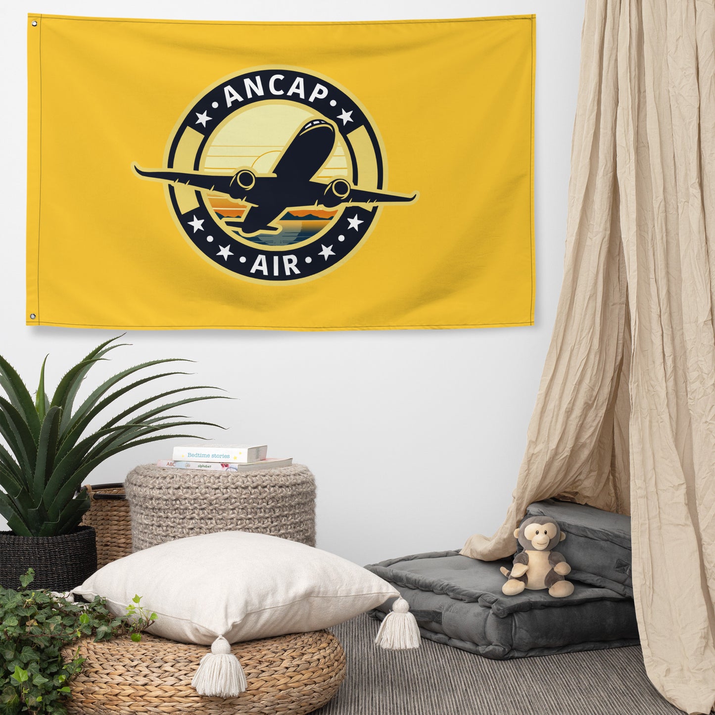 AnCap Air Official Gold Flag