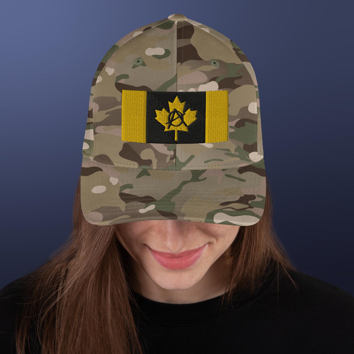 Anarchy Wear "Anarchada" Gold Structured Twill Cap