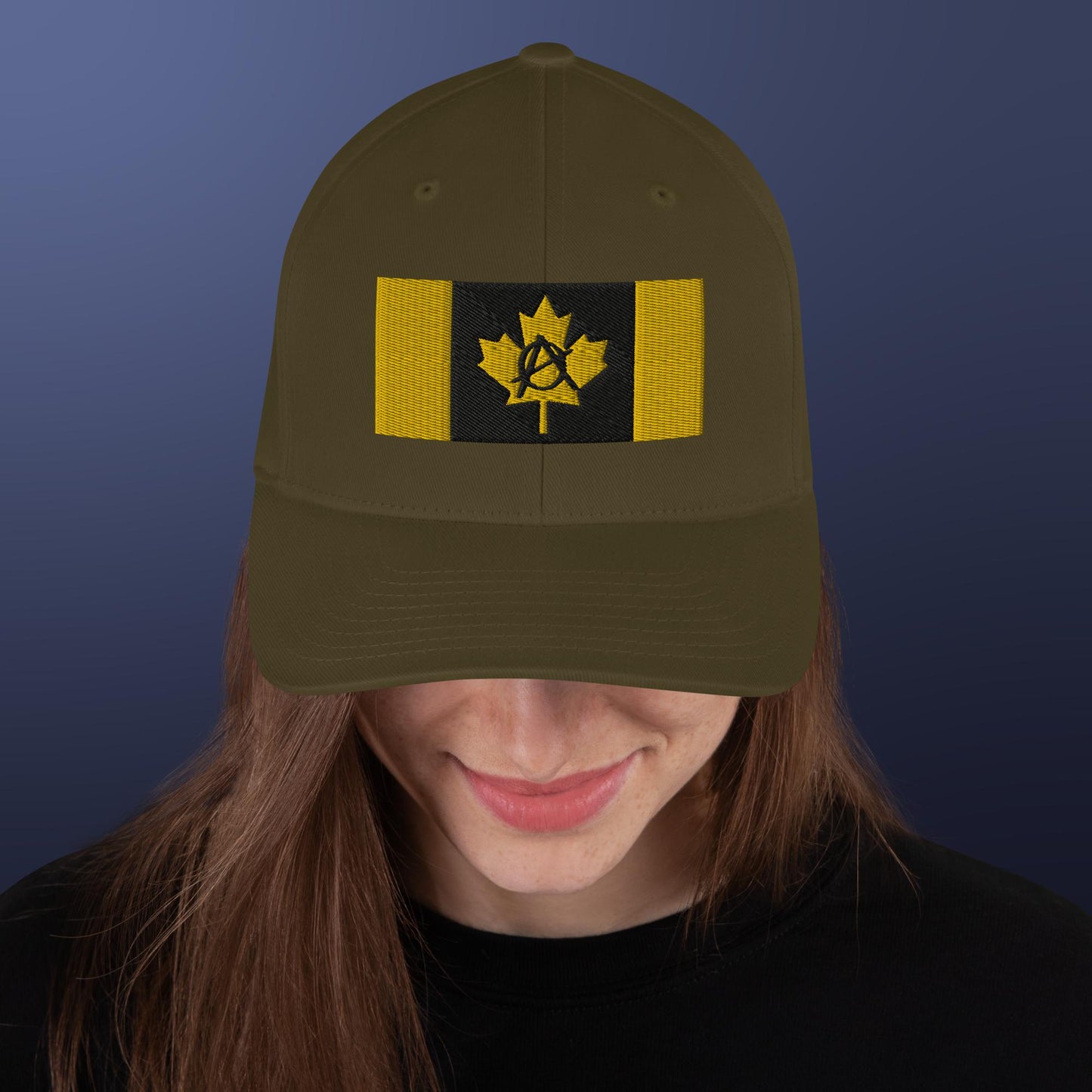 Anarchy Wear "Anarchada" Gold Structured Twill Cap