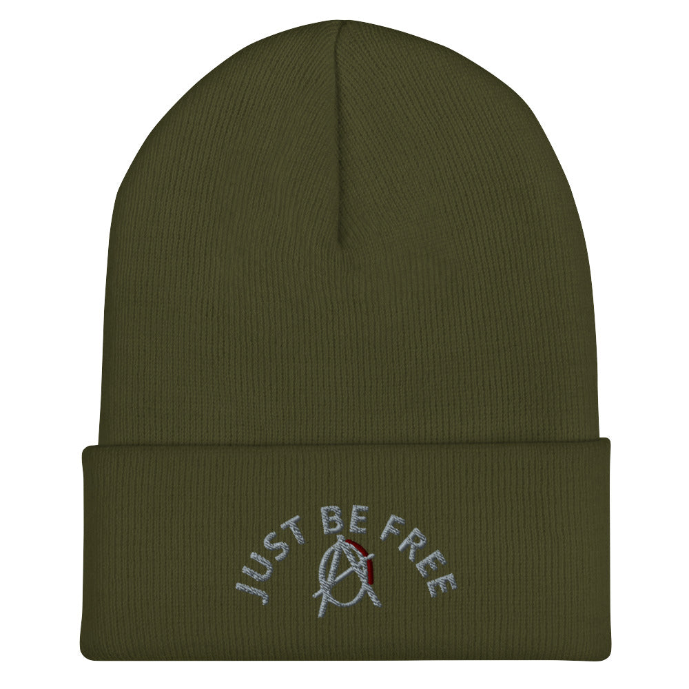 Anarchy Wear "Just Be Free" Agora Grey Cuffed Beanie