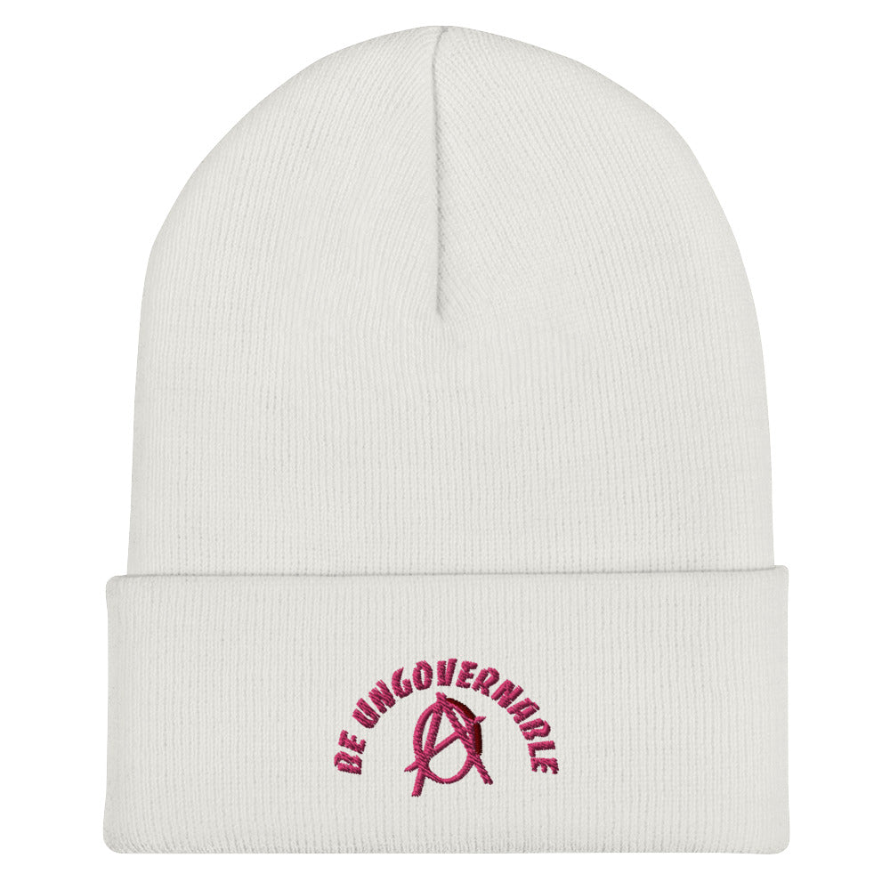 Anarchy Wear "Be Ungovernable" Pink Cuffed Beanie
