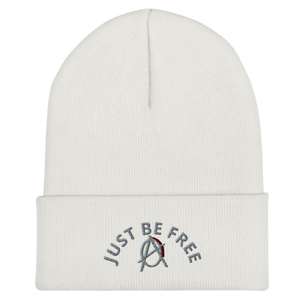 Anarchy Wear "Just Be Free" Agora Grey Cuffed Beanie