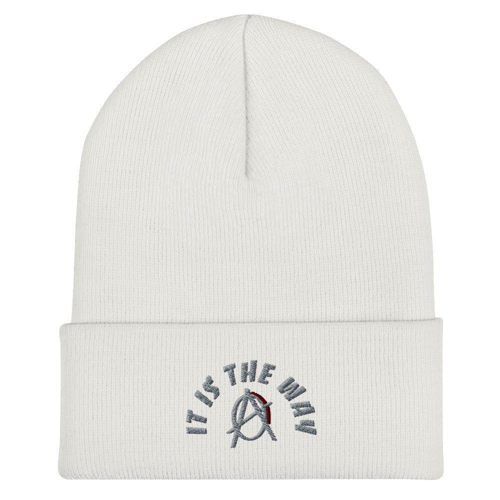 Anarchy Wear "It Is The Way" Agora Grey Cuffed Beanie