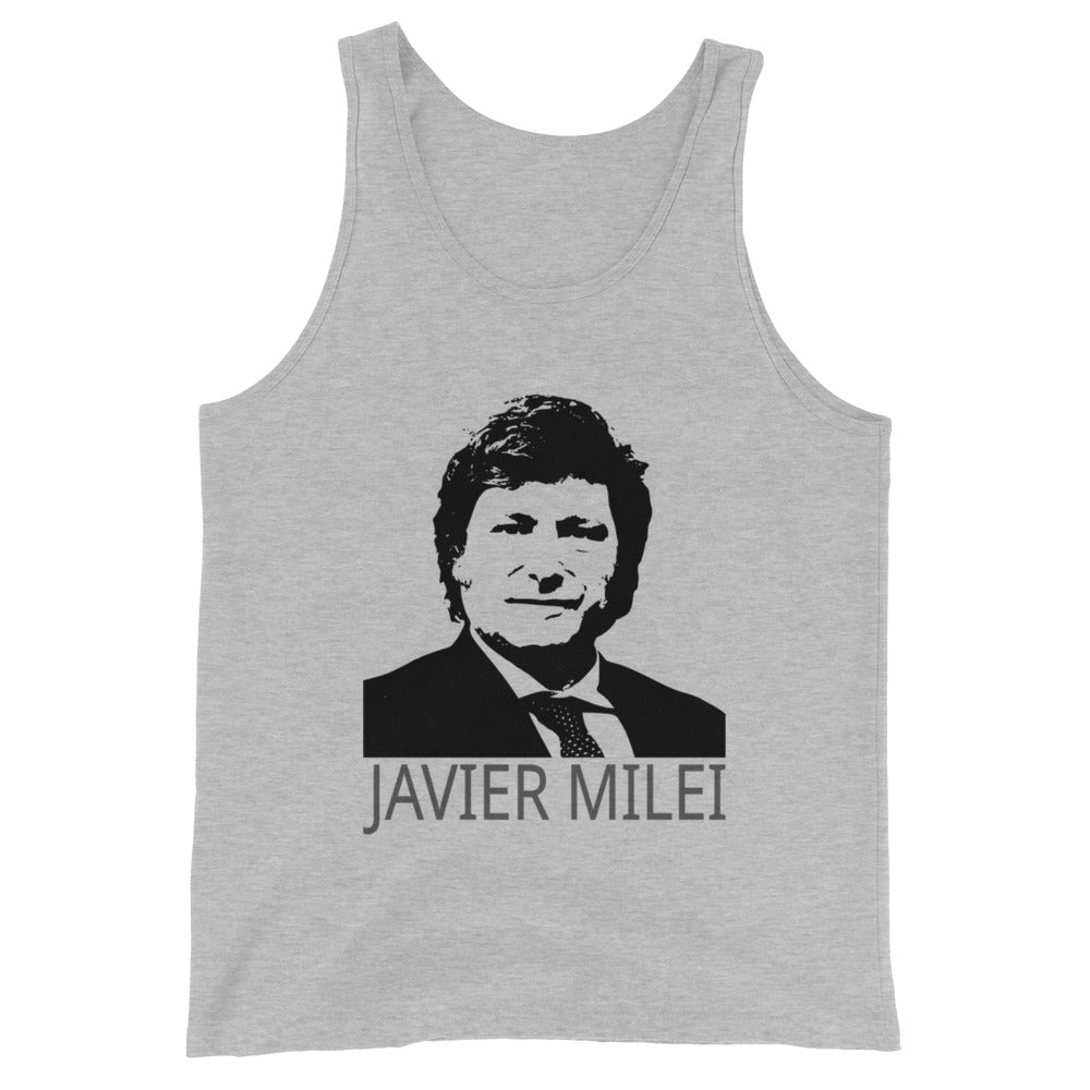 Anarchy Wear "Javier Milei" Dark Unisex Tank Top