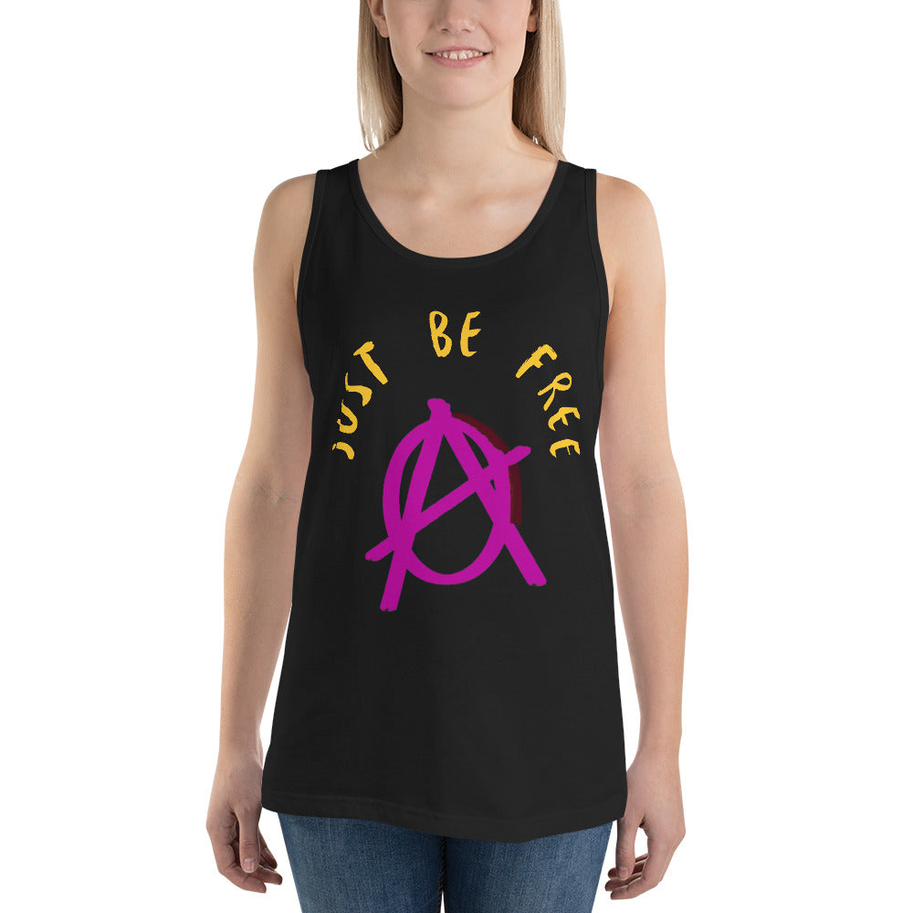 Anarchy Wear "Just Be Free" Pink Unisex Tank Top
