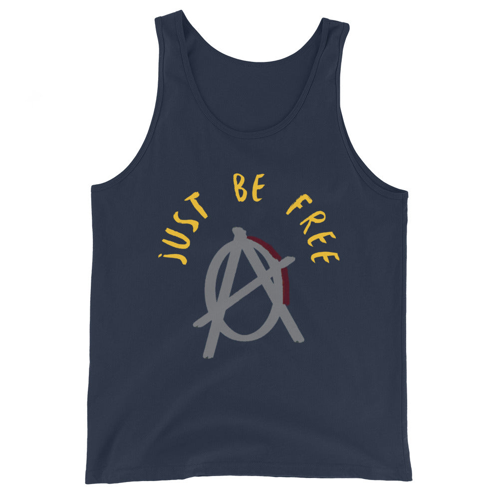 Anarchy Wear "Just Be Free" Agora Grey Unisex Tank Top