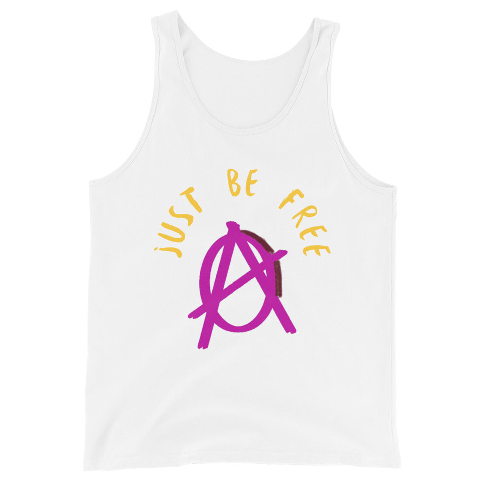 Anarchy Wear "Just Be Free" Pink Unisex Tank Top
