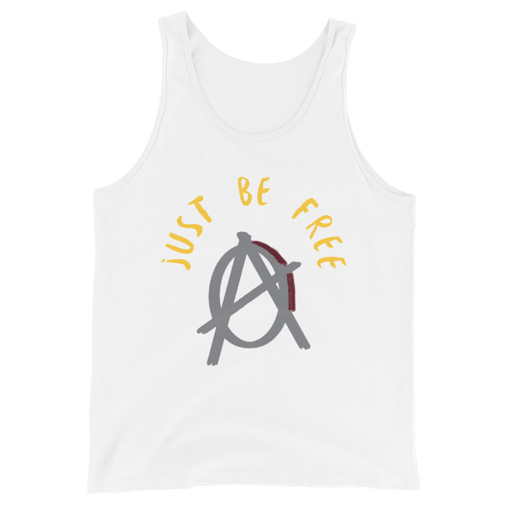 Anarchy Wear "Just Be Free" Agora Grey Unisex Tank Top