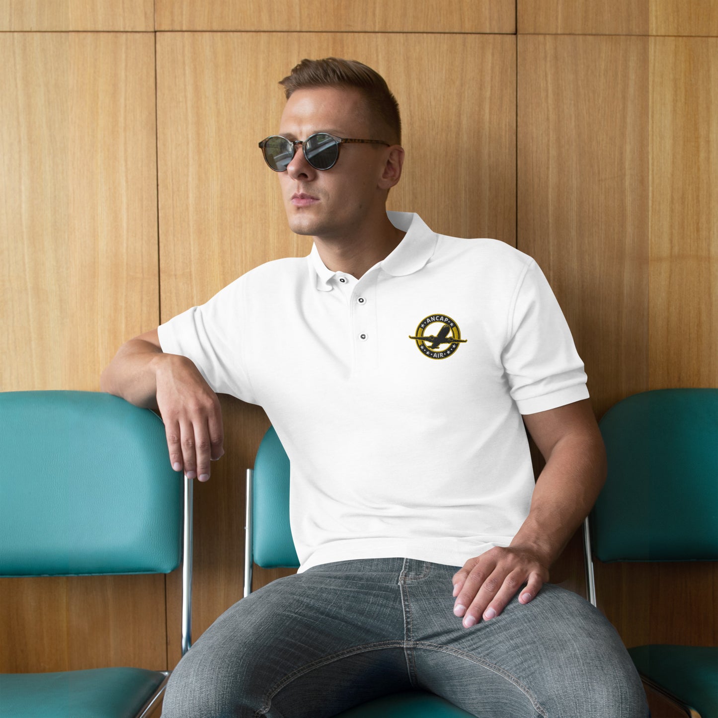 AnCap Air Official Men's Premium Polo