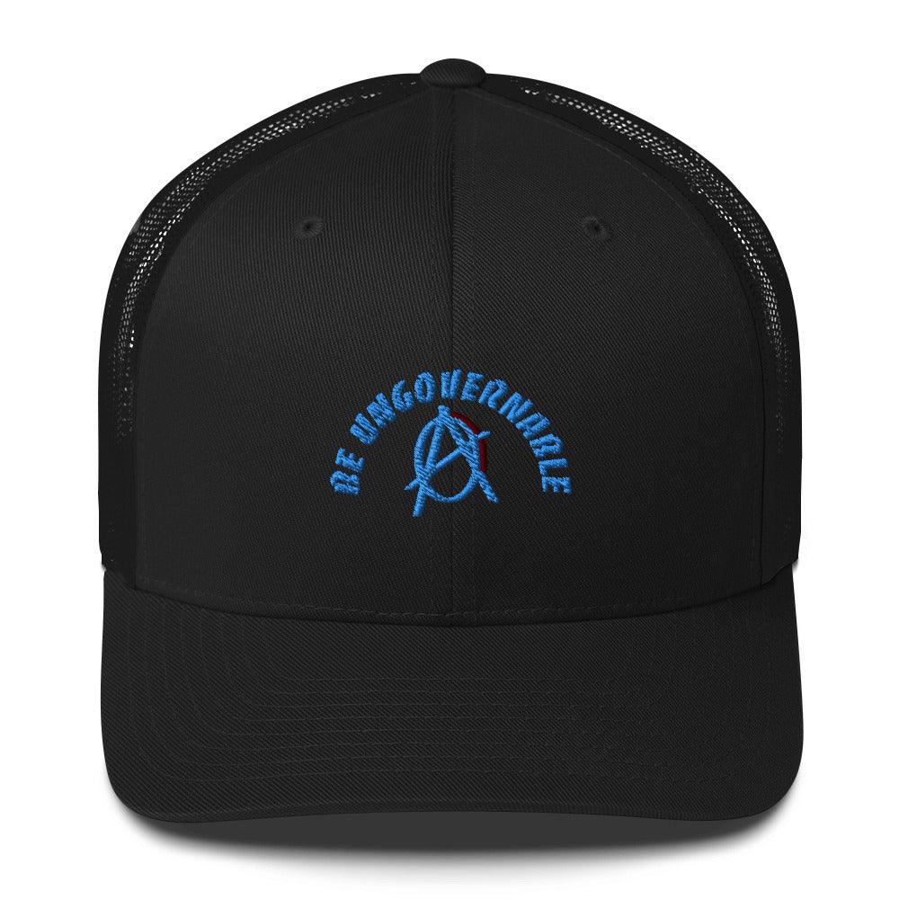 Anarchy Wear "Be Ungovernable" Blue Trucker Cap - AnarchyWear
