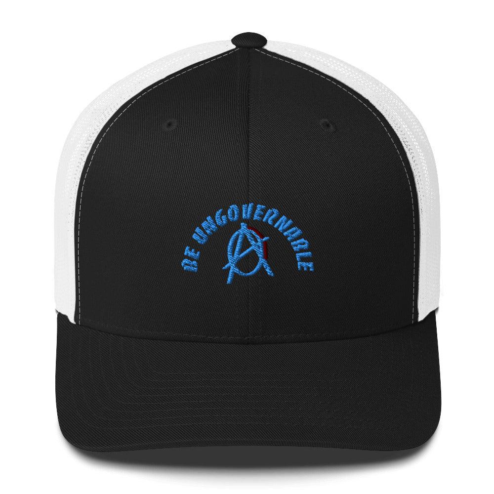 Anarchy Wear "Be Ungovernable" Blue Trucker Cap - AnarchyWear