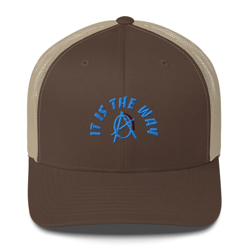 Anarchy Wear "It Is The Way" Blue Trucker Cap - AnarchyWear