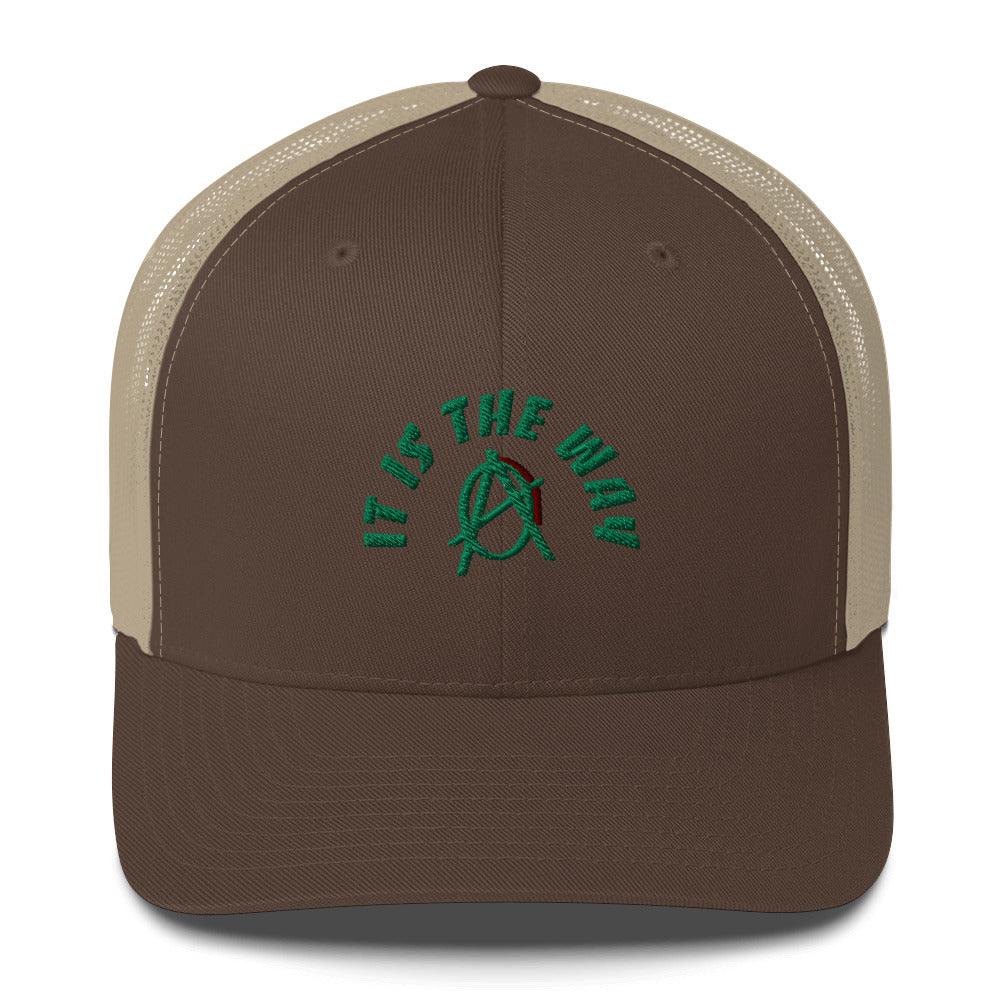 Anarchy Wear "It Is The Way" Green Trucker Cap - AnarchyWear