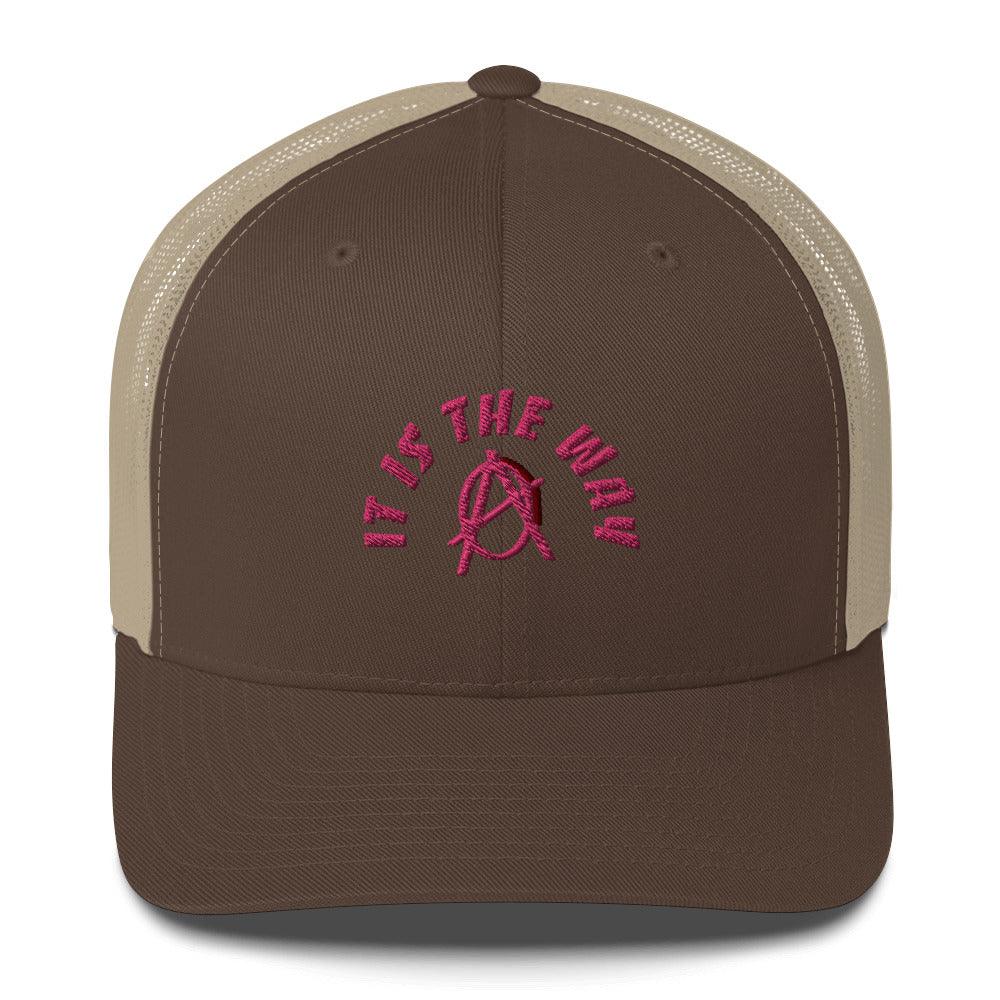 Anarchy Wear "It Is The Way" Pink Trucker Cap - AnarchyWear