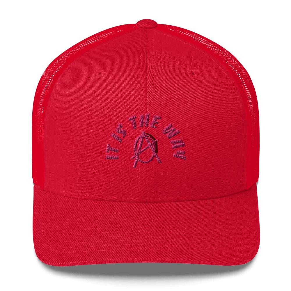 Anarchy Wear "It Is The Way" Pink Trucker Cap - AnarchyWear