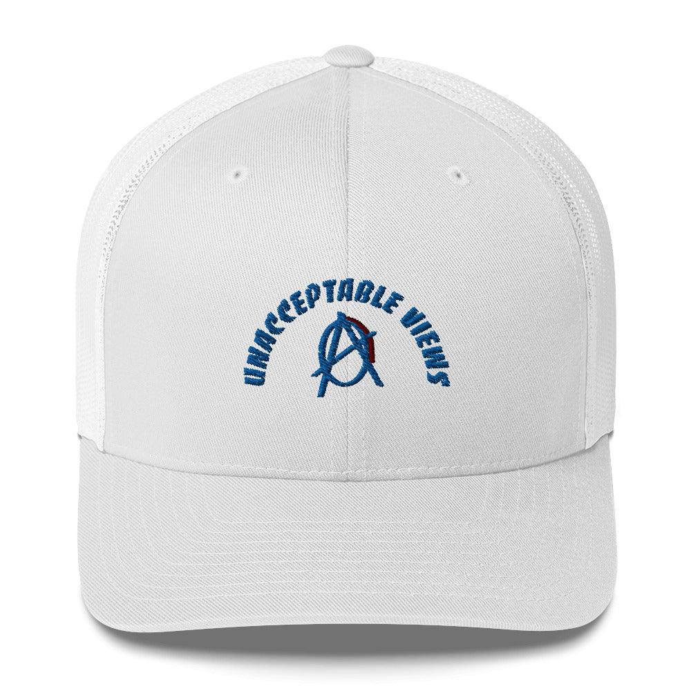 Anarchy Wear "Unacceptable Views" Blue Trucker Cap - AnarchyWear