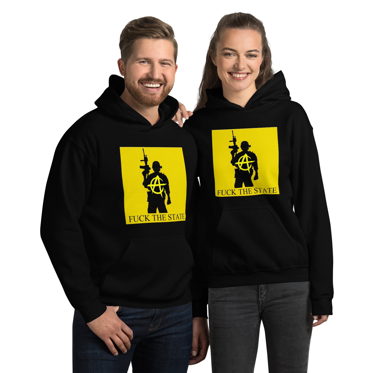 "Fuck The State" By @AncapAir Hoodie