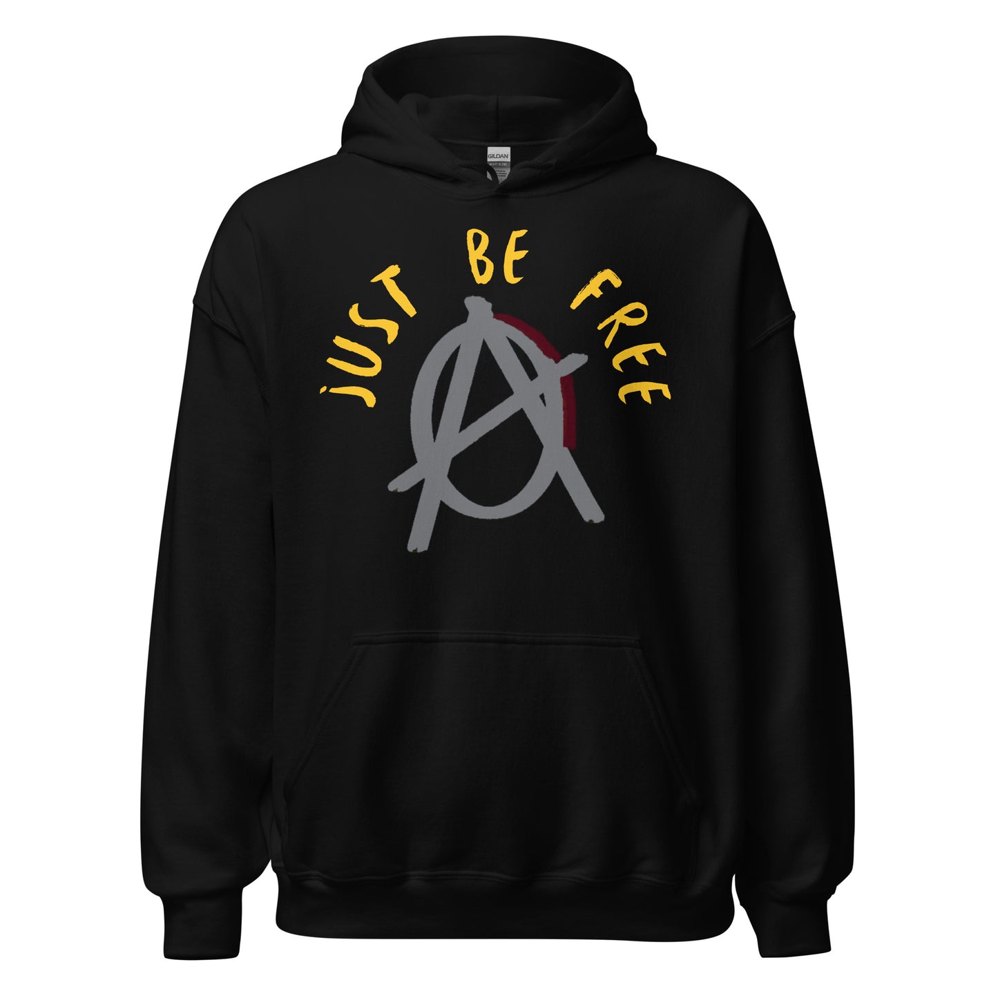 Anarchy Wear Agora Grey "Just Be Free" Hoodie