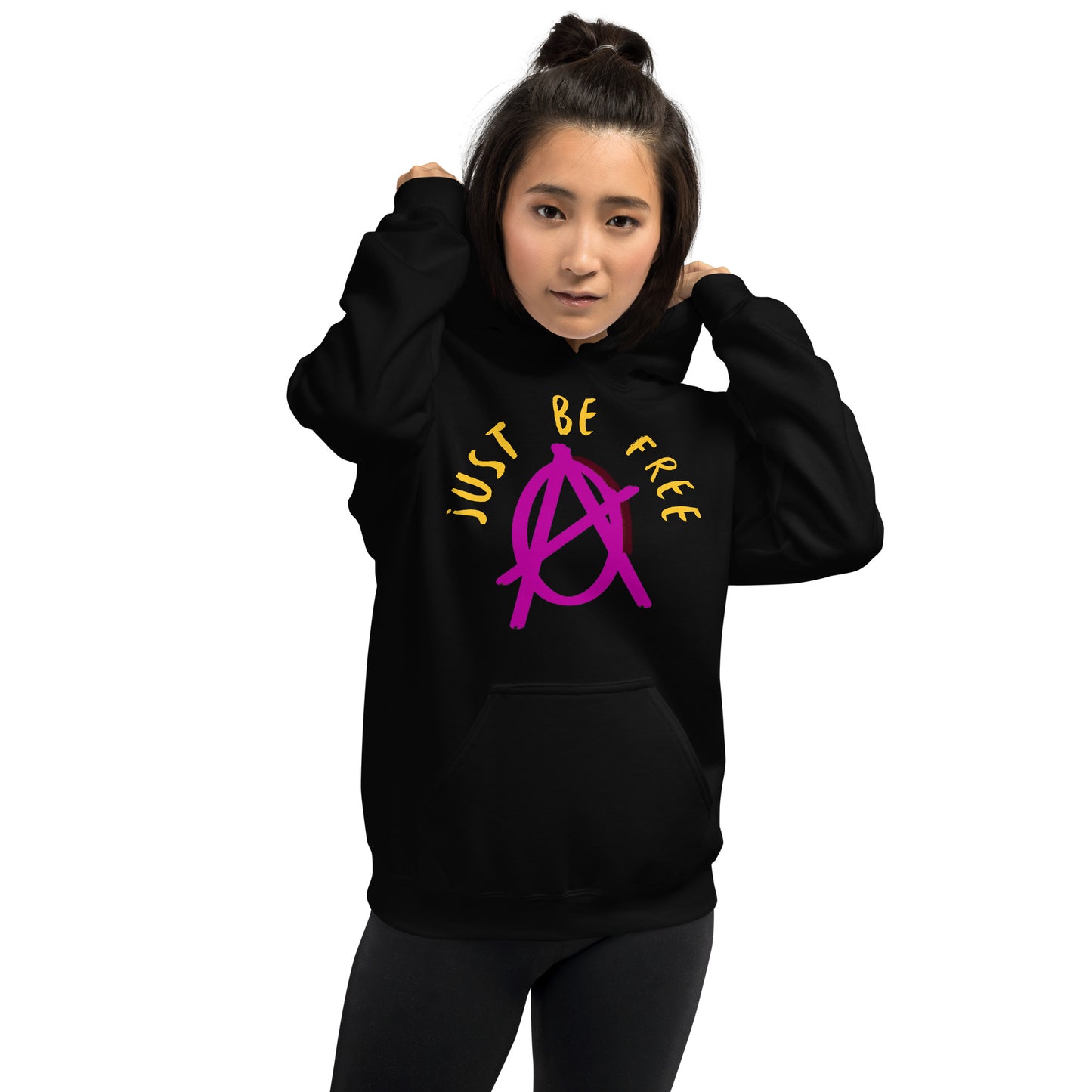 Anarchy Wear Pink "Just Be Free" Hoodie