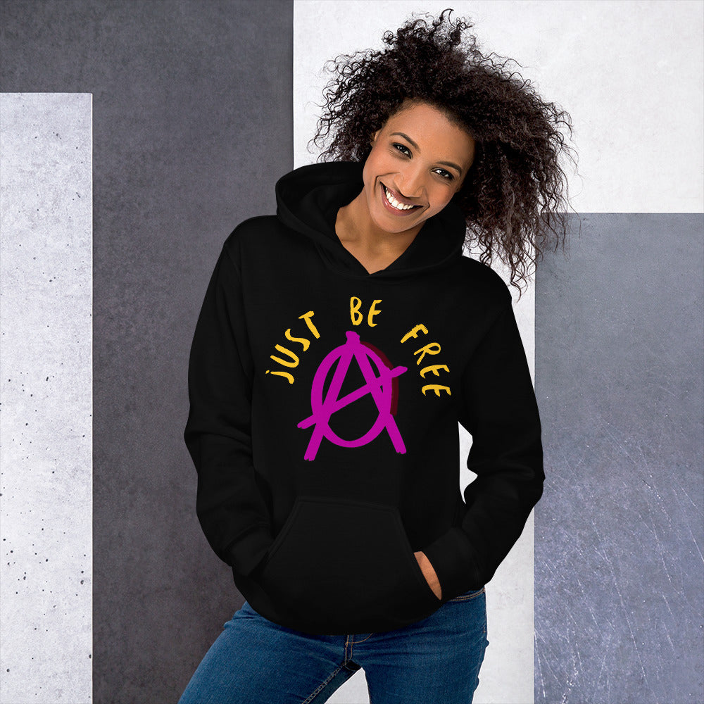 Anarchy Wear Pink "Just Be Free" Hoodie