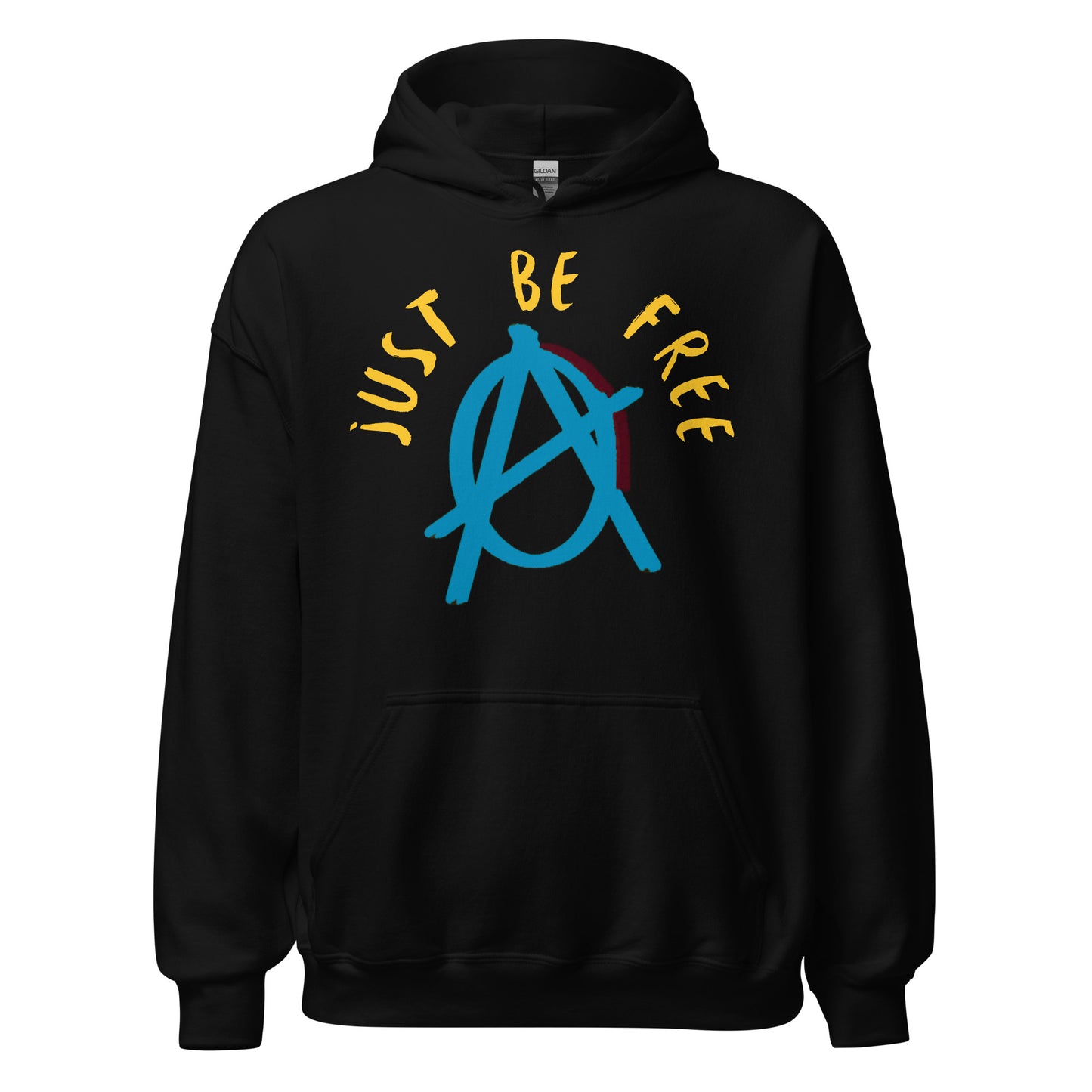 Anarchy Wear Blue "Just Be Free" Hoodie