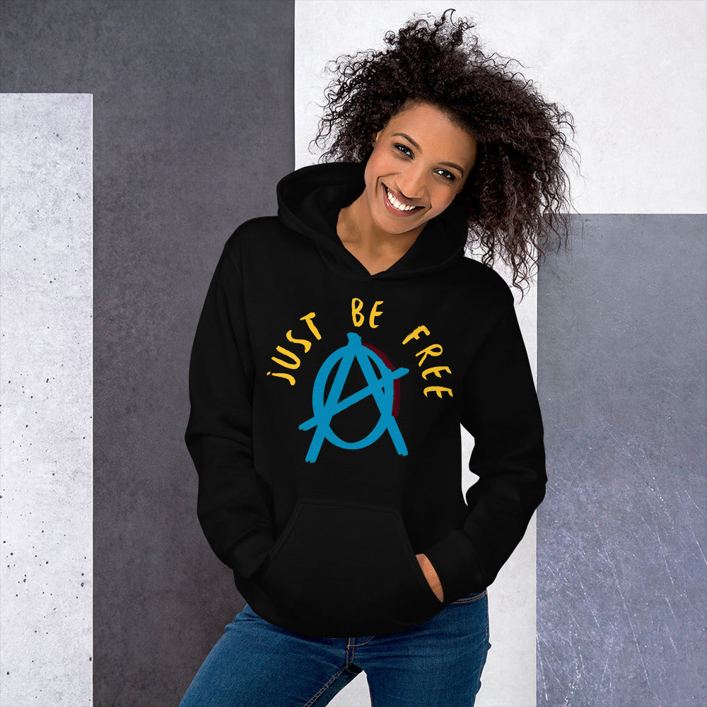 Anarchy Wear Blue "Just Be Free" Hoodie