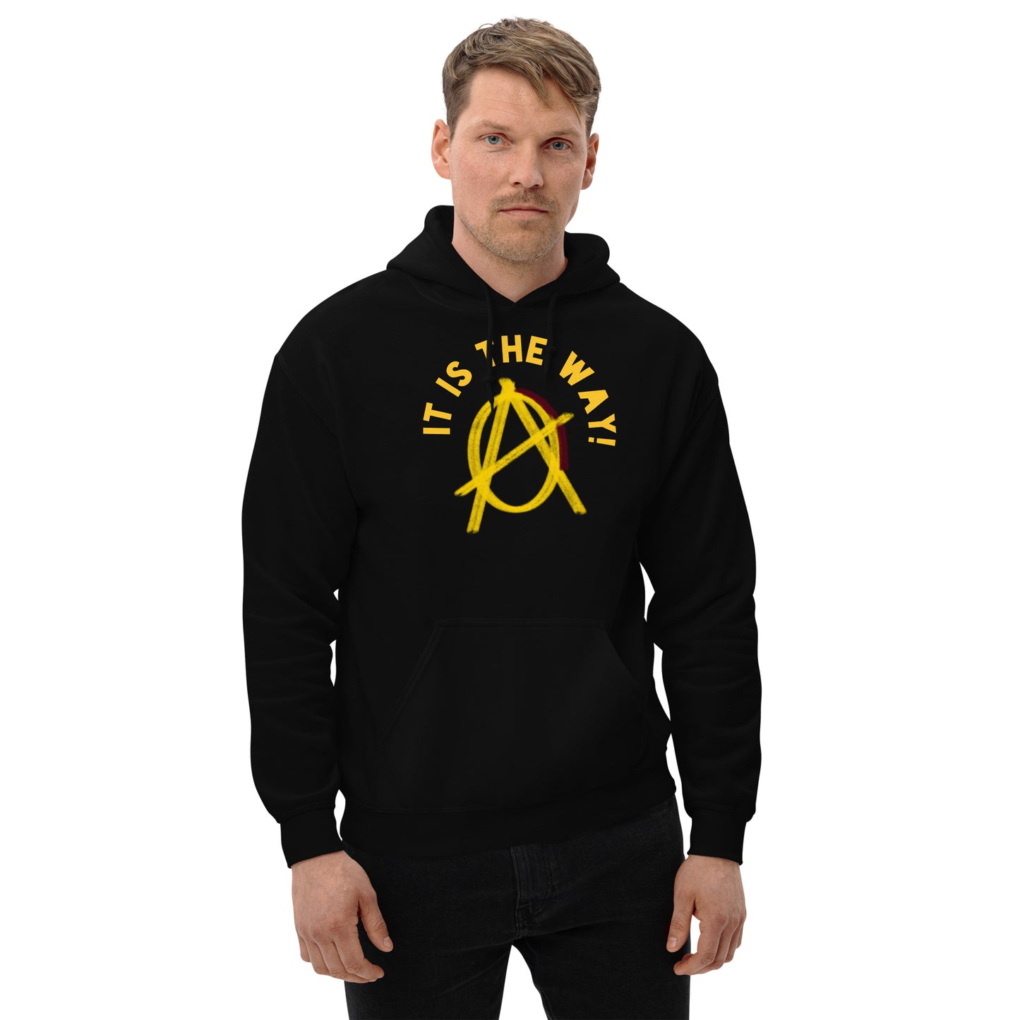 Anarchy Wear "It Is The Way" Gold Unisex Hoodie