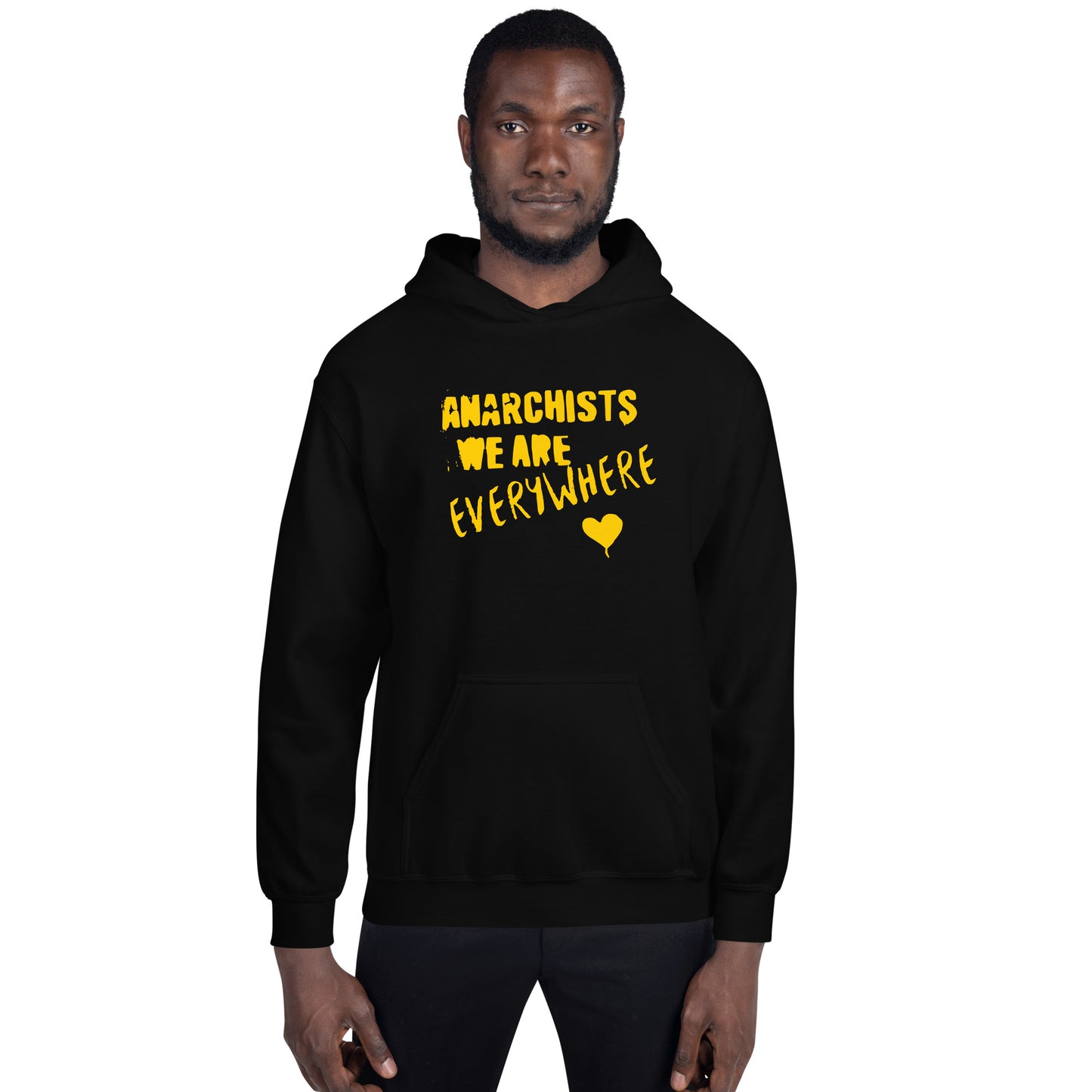 Anarchy Wear "We Are Every Where" Gold Unisex Hoodie