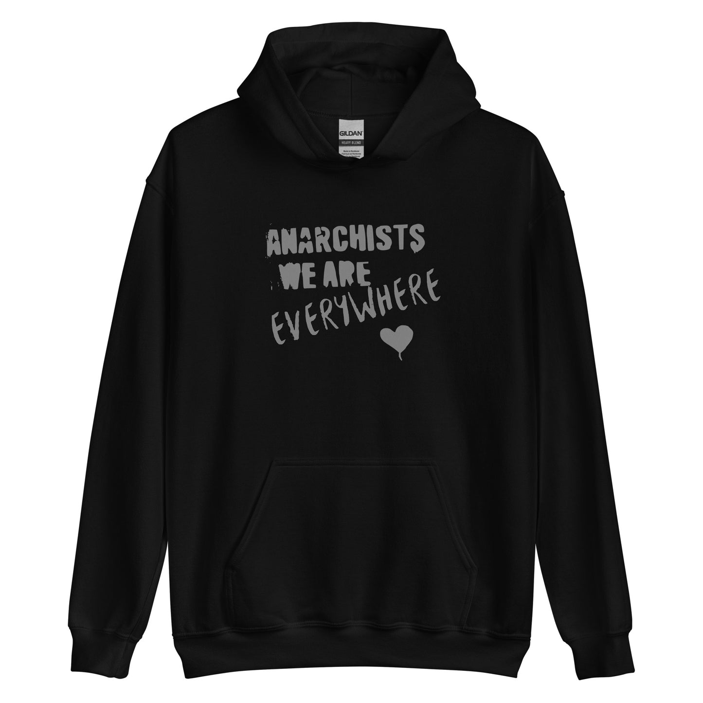 Anarchy Wear "We Are Every Where" Agora Grey Unisex Hoodie