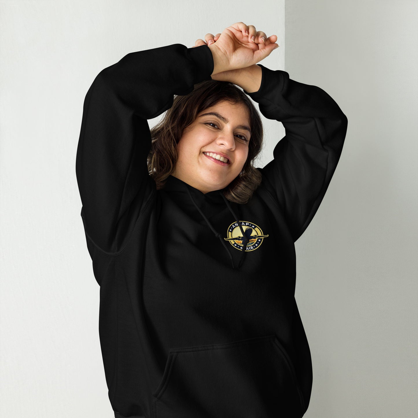 AnCap Air Official Small Logo Unisex Hoodie