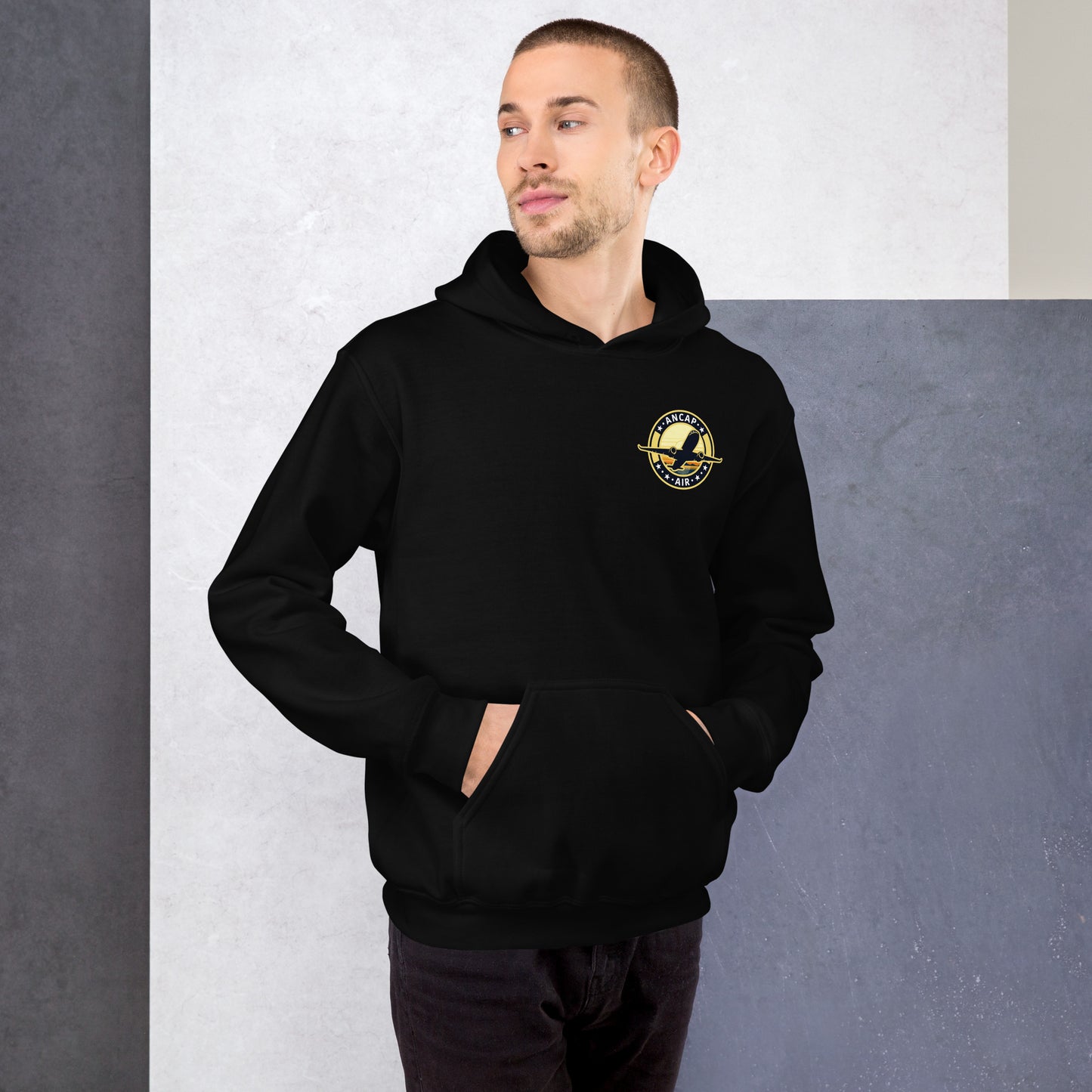 AnCap Air Official Small Logo Unisex Hoodie