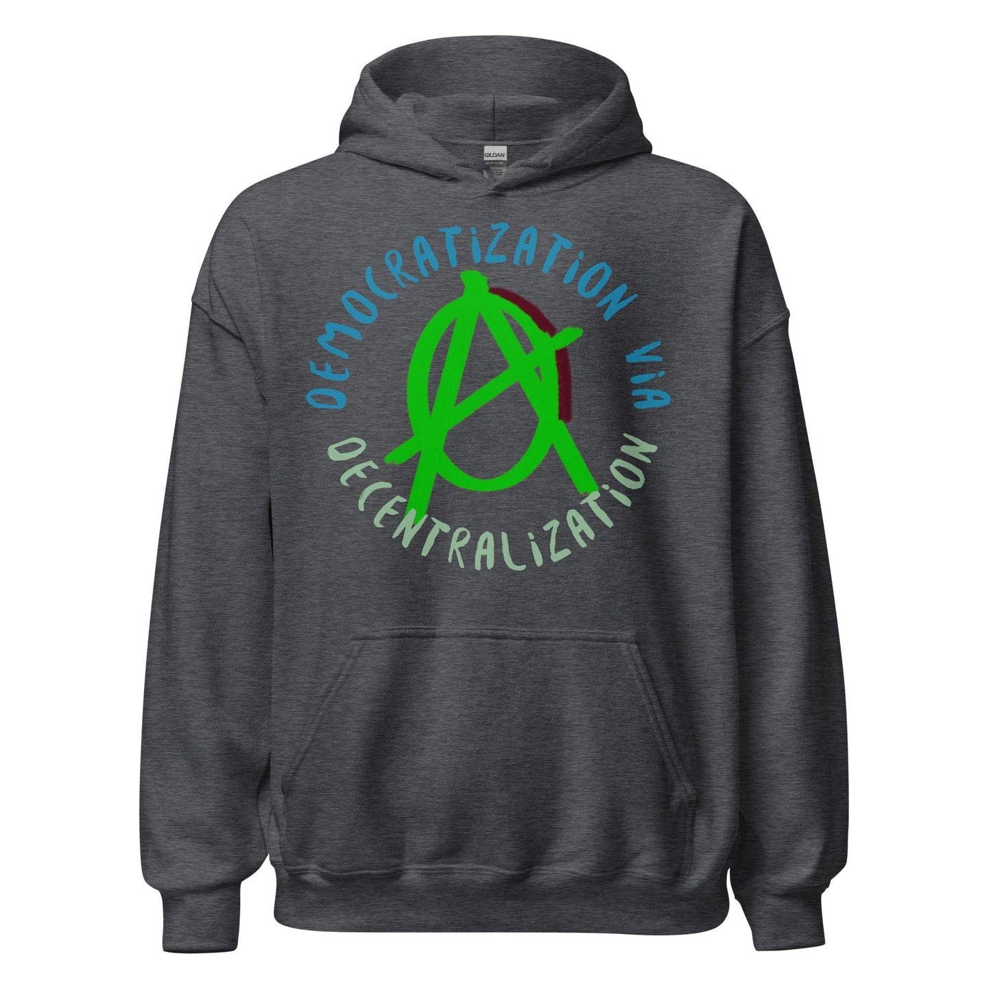 Anarchy Wear Green "Decentralization" Hoodie - AnarchyWear