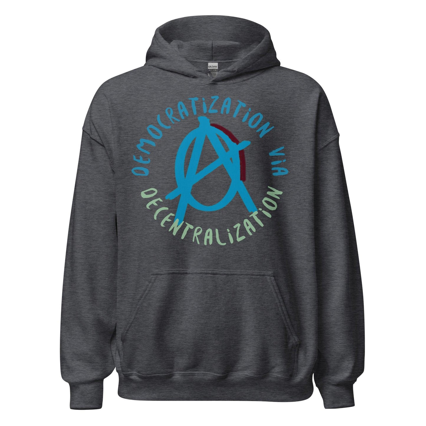 Anarchy Wear Blue "Decentralization" Hoodie - AnarchyWear