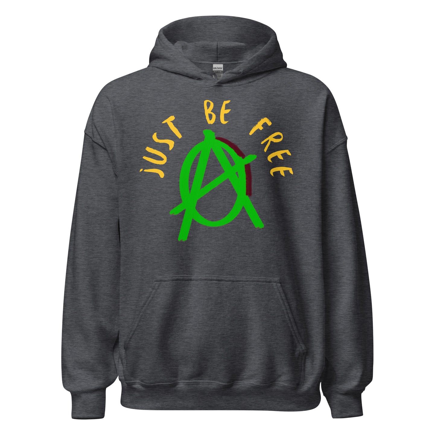 Anarchy Wear Green "Just Be Free" Hoodie