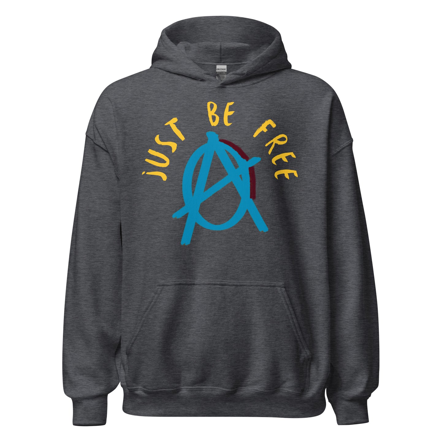 Anarchy Wear Blue "Just Be Free" Hoodie