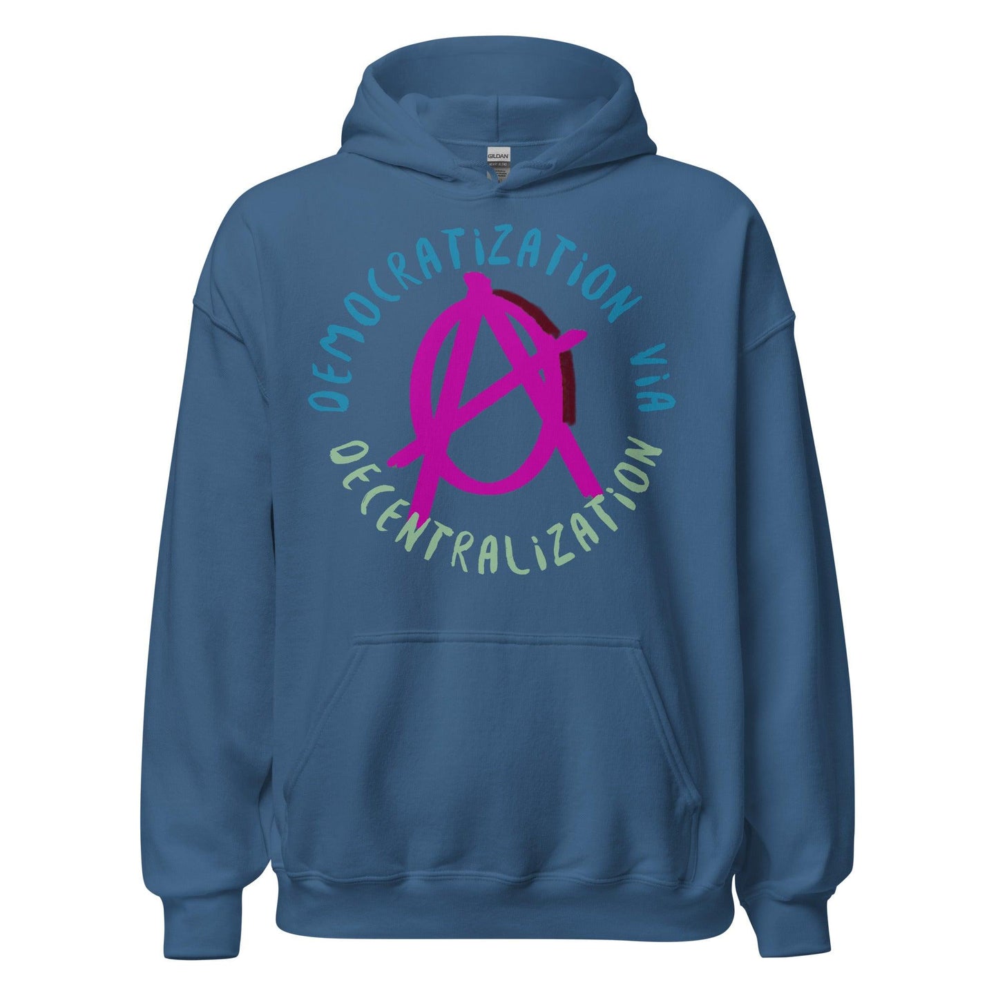 Anarchy Wear Pink "Decentralization" Hoodie - AnarchyWear