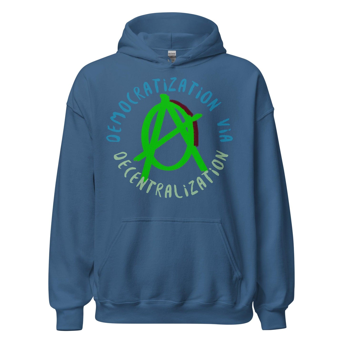 Anarchy Wear Green "Decentralization" Hoodie - AnarchyWear