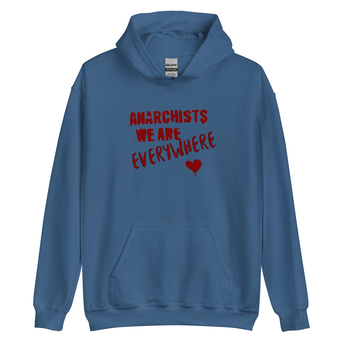 Anarchy Wear "We Are Every Where" Red Unisex Hoodie