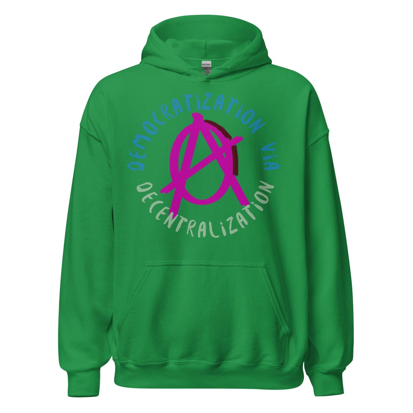 Anarchy Wear Pink "Decentralization" Hoodie - AnarchyWear
