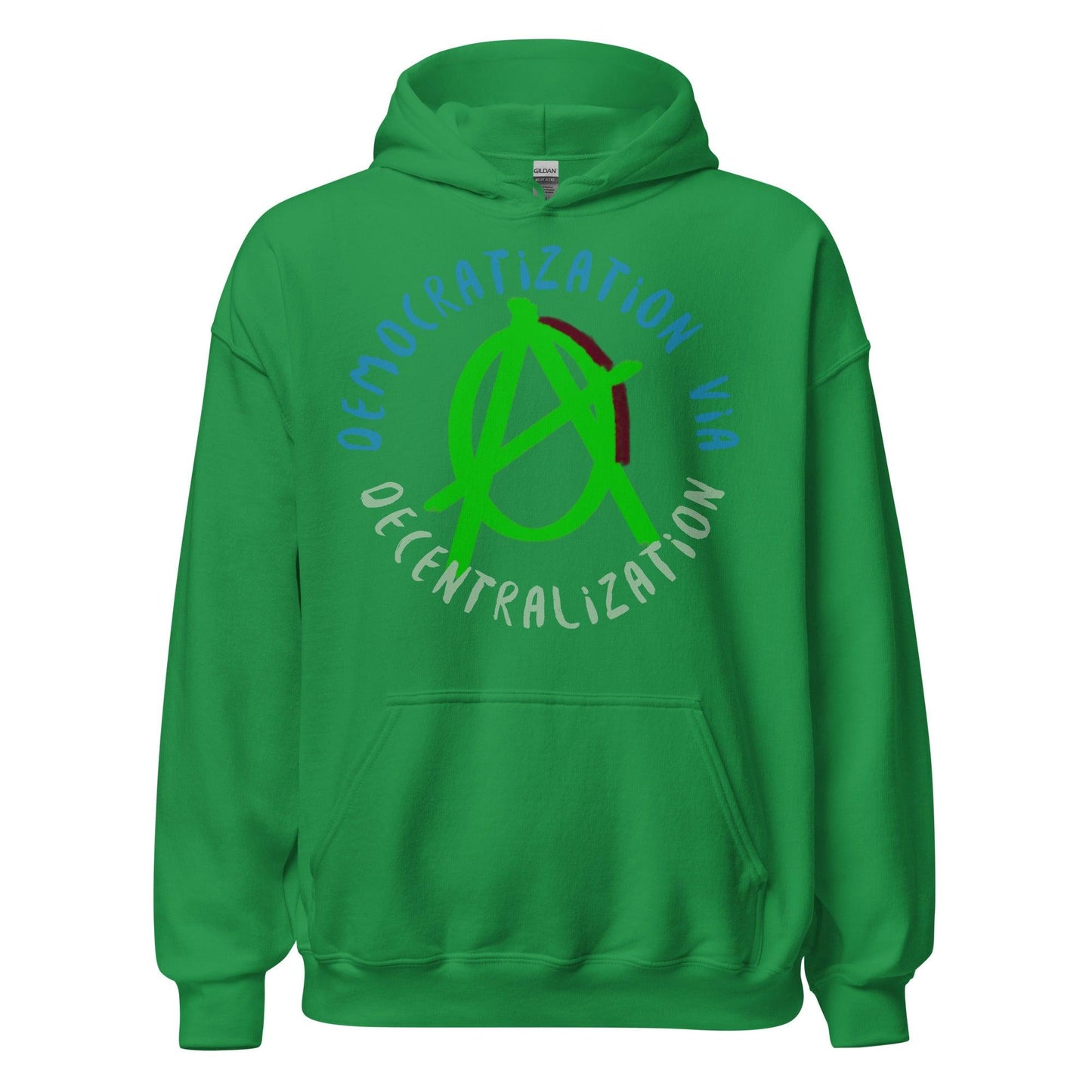 Anarchy Wear Green "Decentralization" Hoodie - AnarchyWear