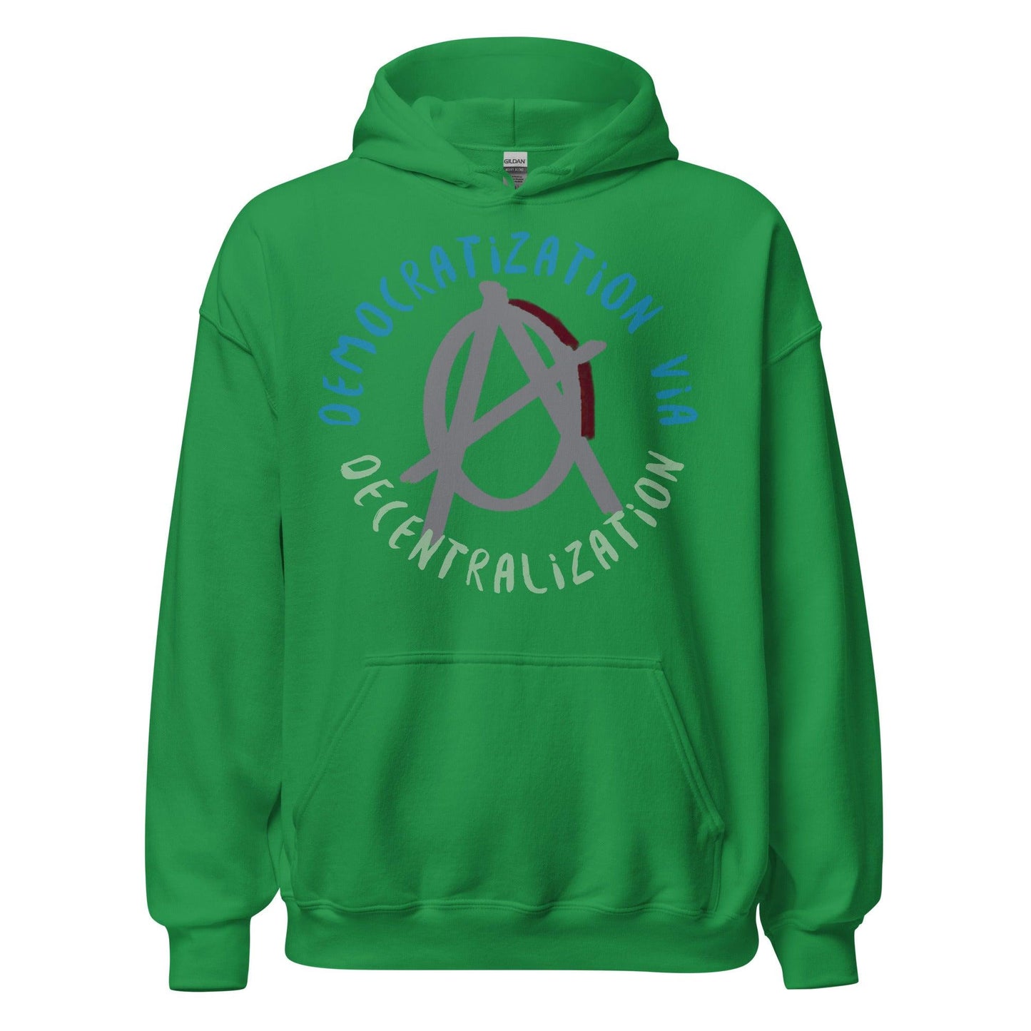 Anarchy Wear Agora Grey "Decentralization" Hoodie - AnarchyWear