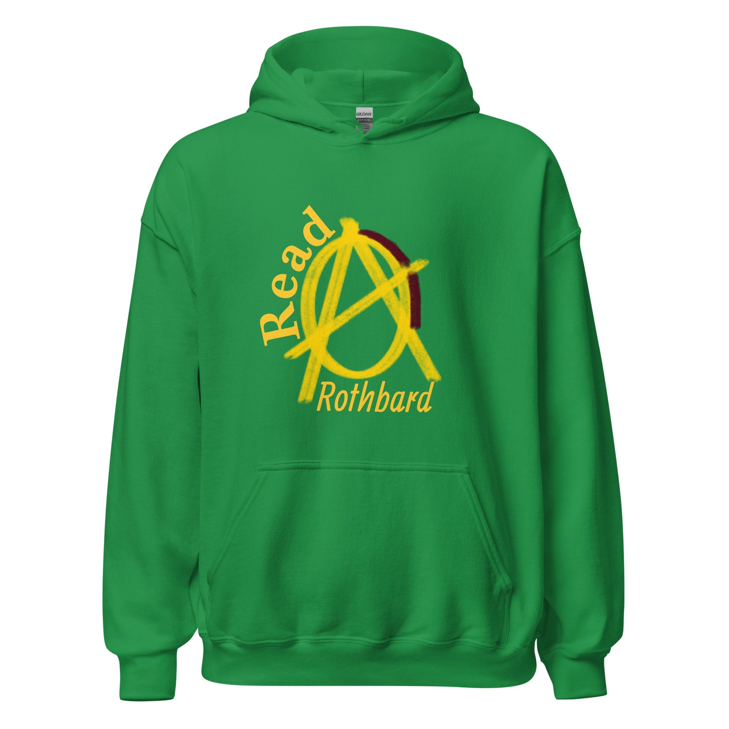 Anarchy Wear Gold "Read Rothbard" Hoodie