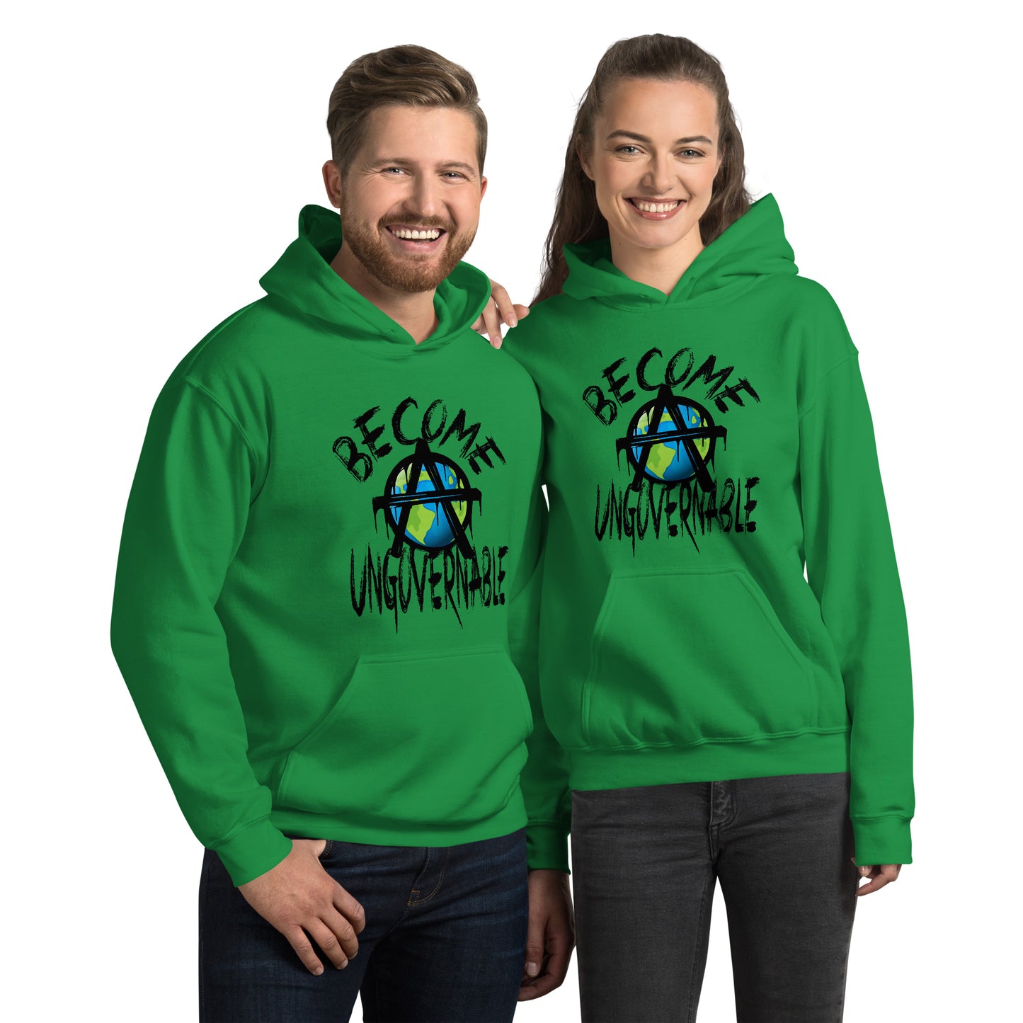 "Become Ungovernable" By @DigitalDuelist Unisex Hoodie