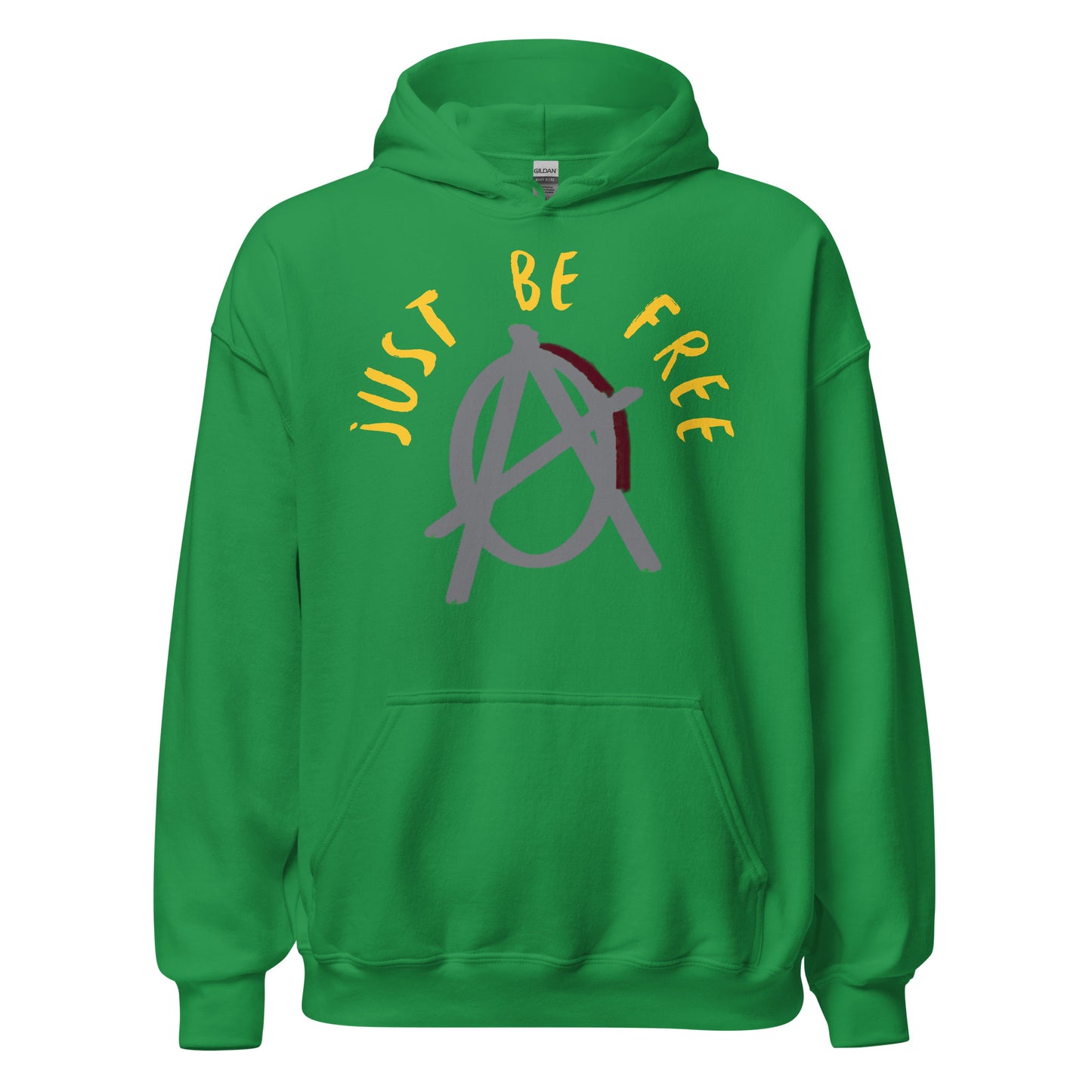 Anarchy Wear Agora Grey "Just Be Free" Hoodie