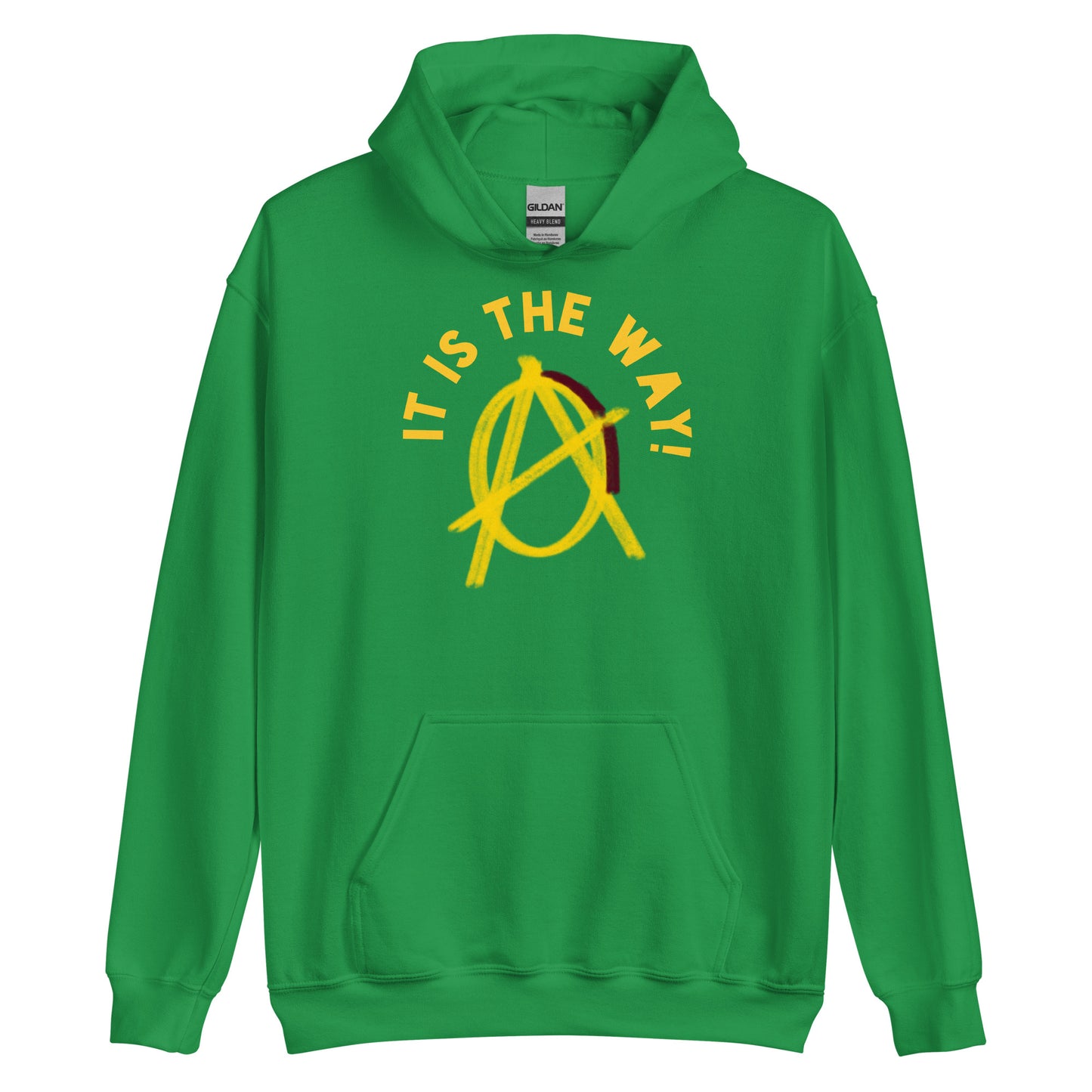 Anarchy Wear "It Is The Way" Gold Unisex Hoodie