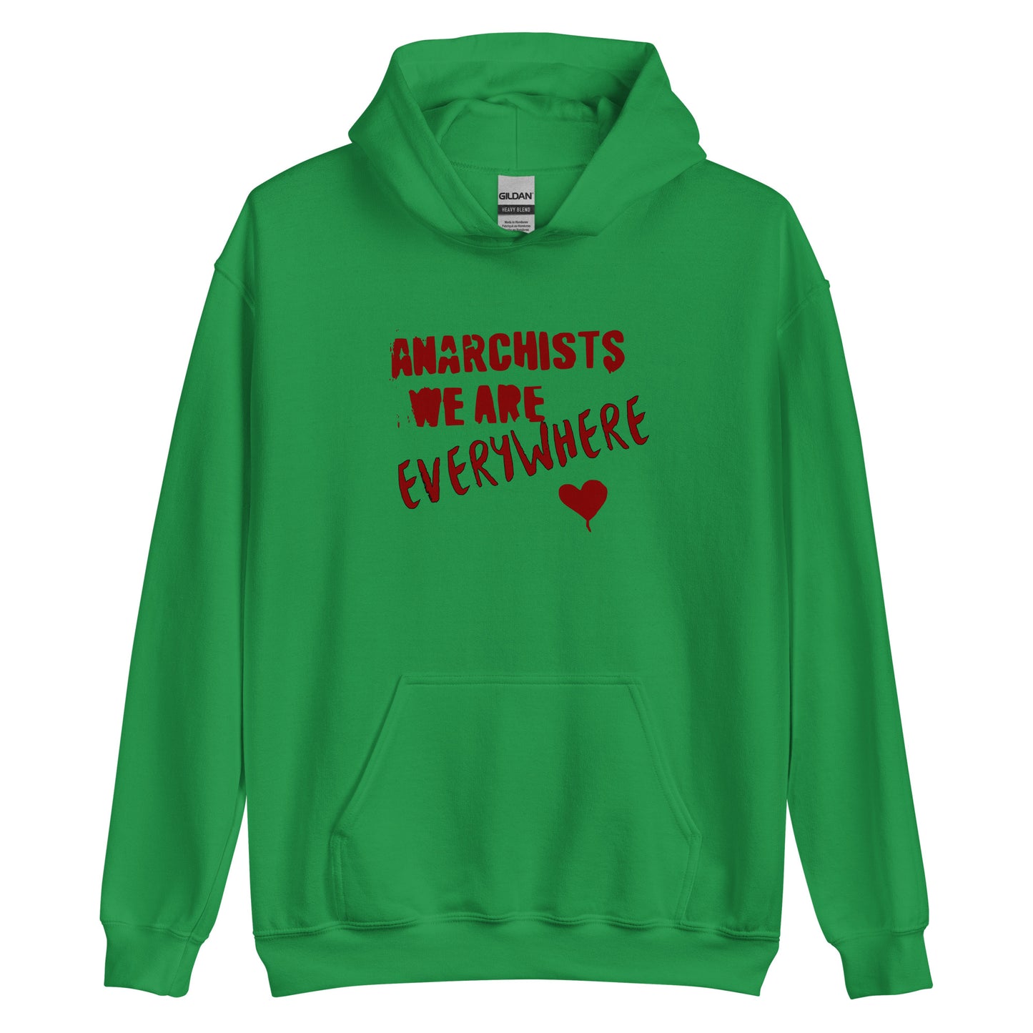 Anarchy Wear "We Are Every Where" Red Unisex Hoodie